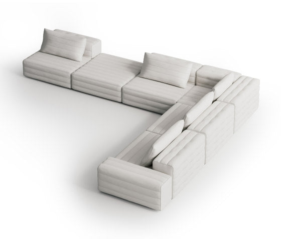 Samet E Corner Sofa | Luxury Furniture | Gervasoni