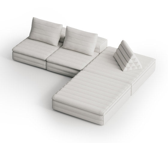 Samet Low C Modular Sofa | Luxury Furniture | Gervasoni