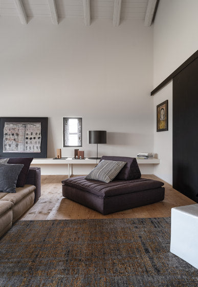 Samet Low D Double-Sided Four Seater Sofa | Gervasoni