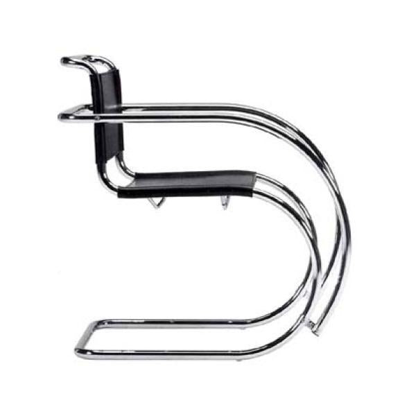 Cantilever leather chair