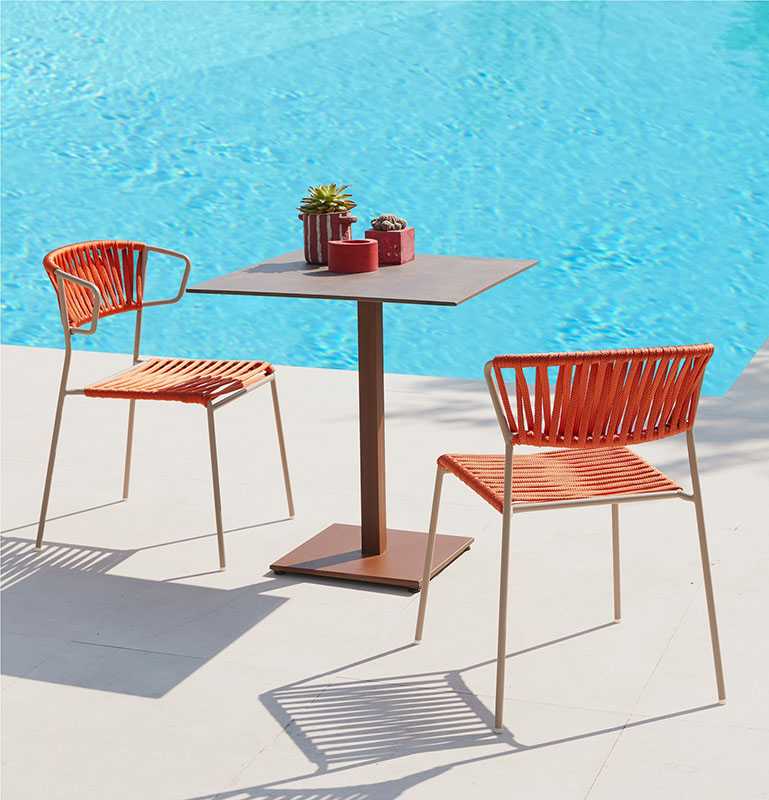 Lisa Stackable Club Chair | Luxury Outdoor | Scab Design