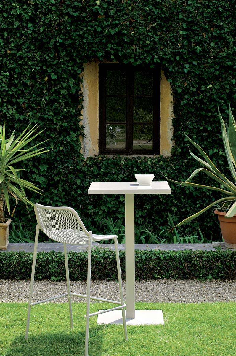 Round Square High Table | Luxury Outdoor | EMU