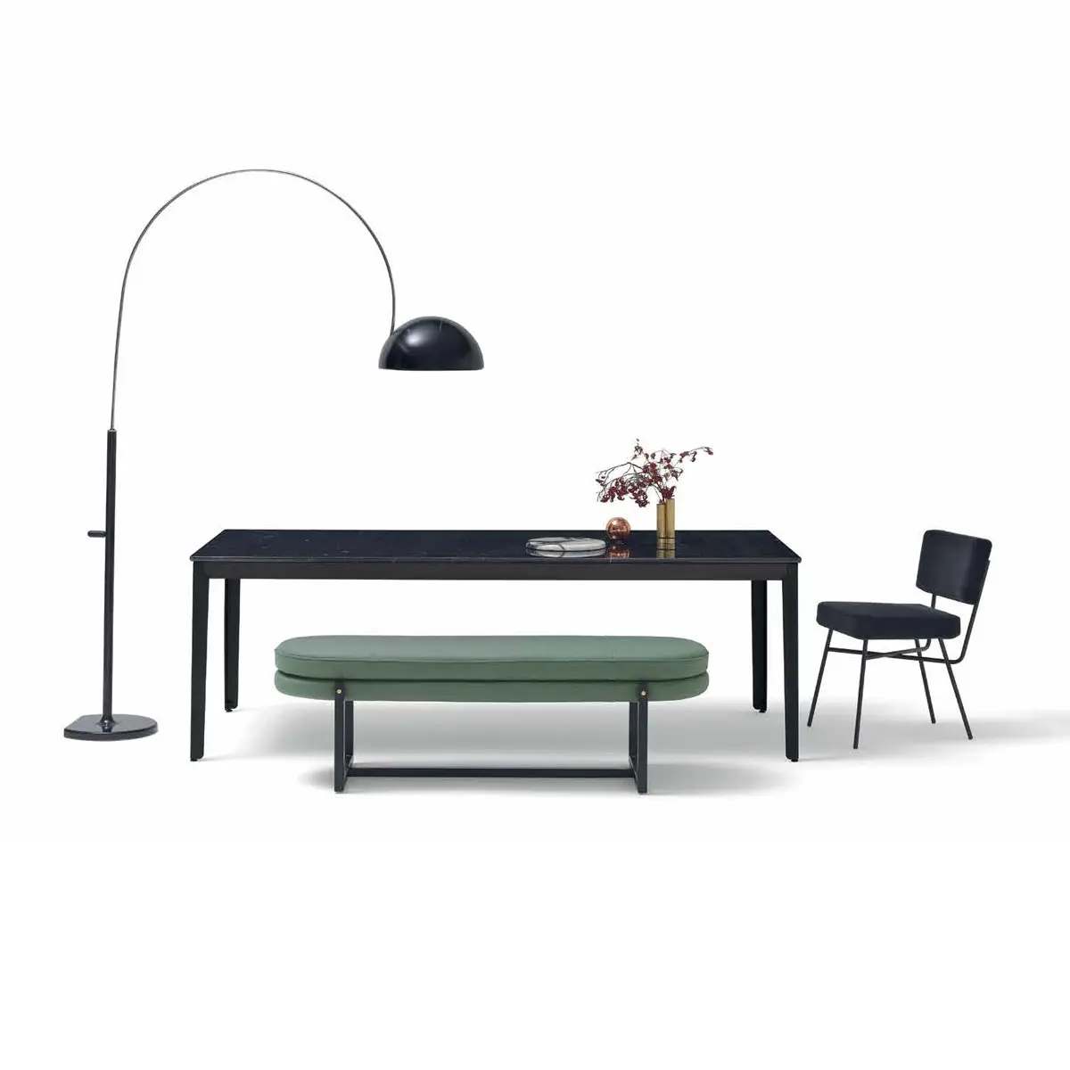 Hug Rectangular Dining Table | Designed by Rune | Arflex
