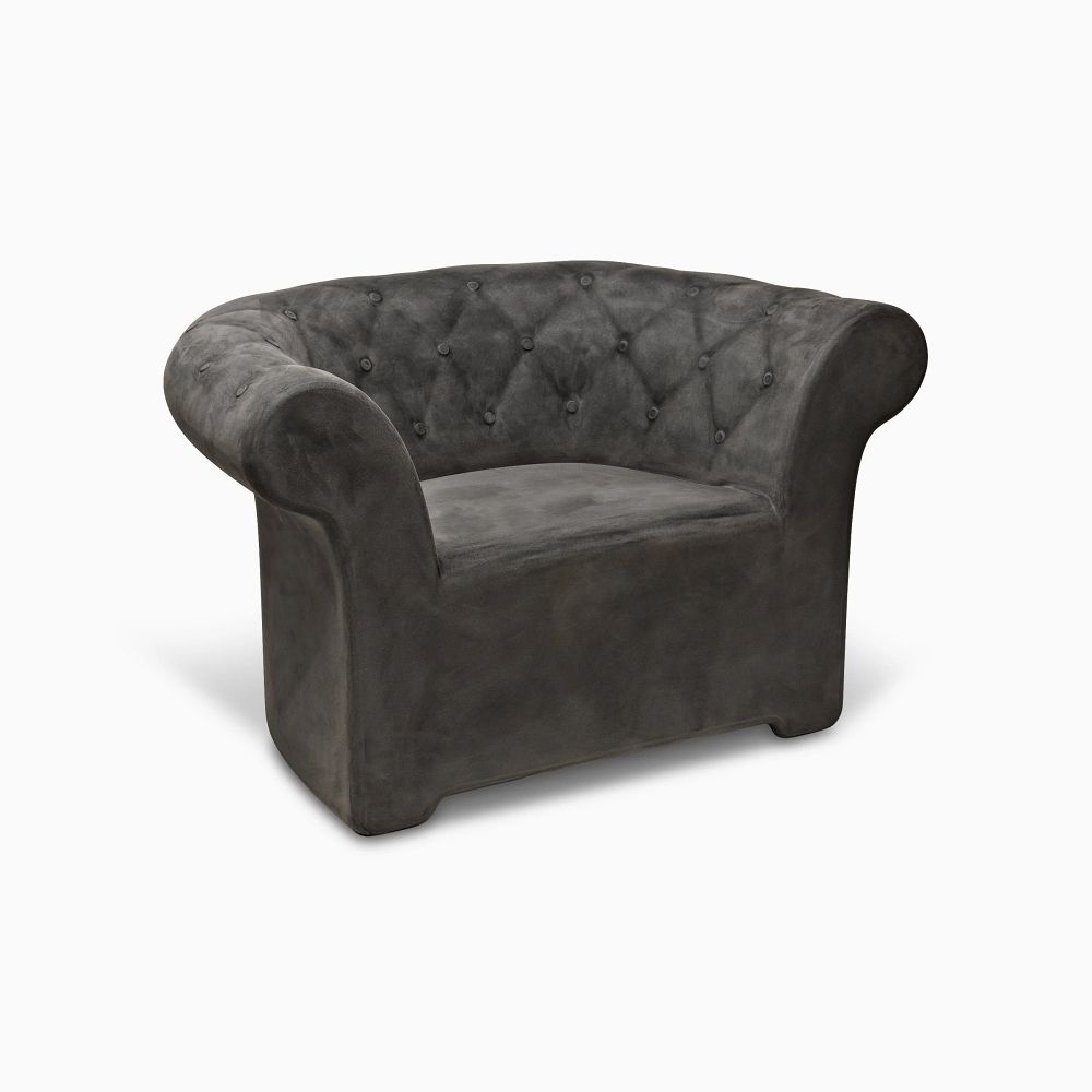 Sirchester Armchair — Modern Italian Indoor/Outdoor Chesterfield by Serralunga