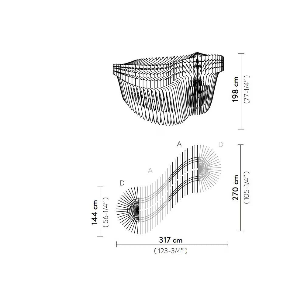 Aria Infinita Suspension Lamp 1 | Slamp Sculptural Design Lighting