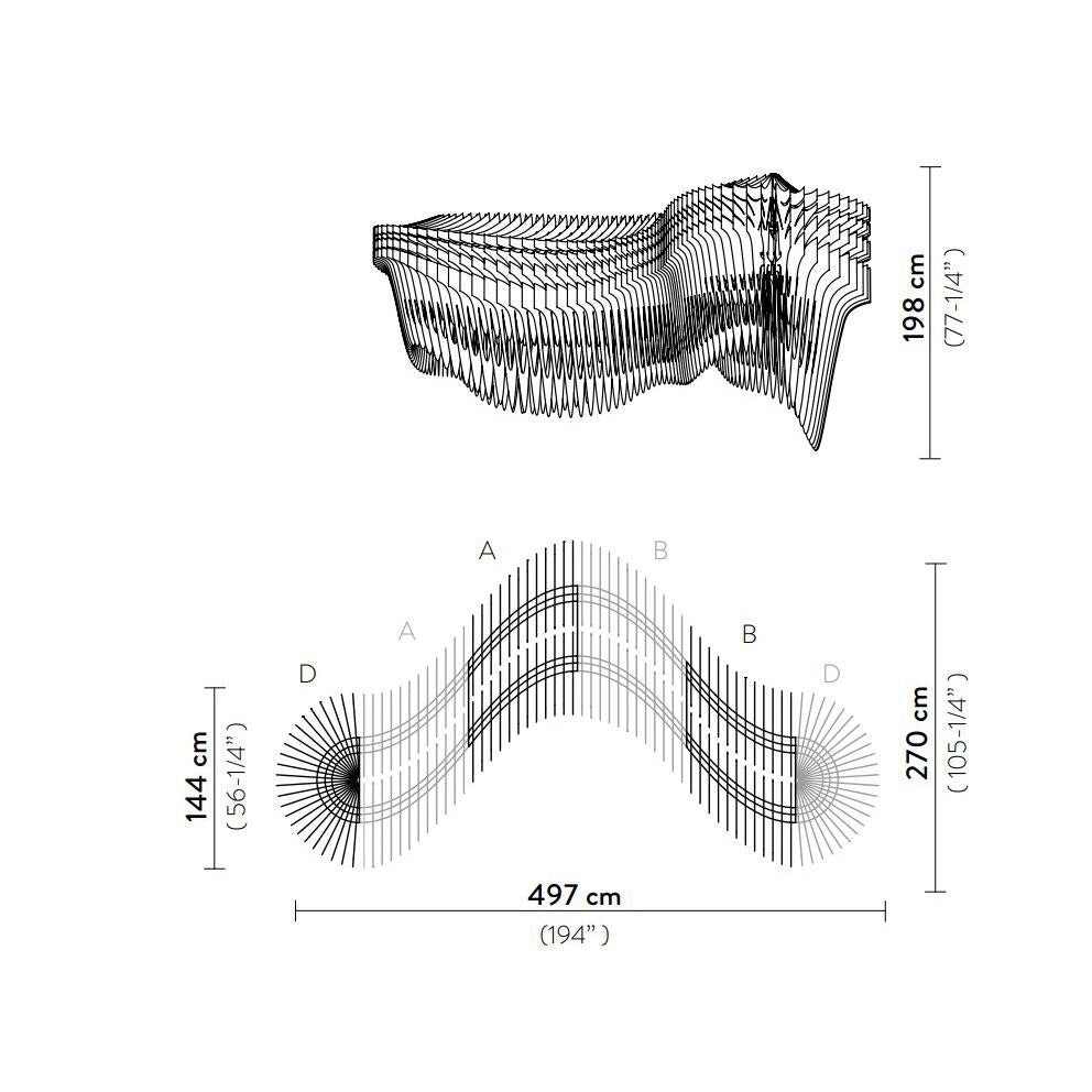 Aria Infinita Suspension Lamp 2 | Slamp Sculptural Design Lighting