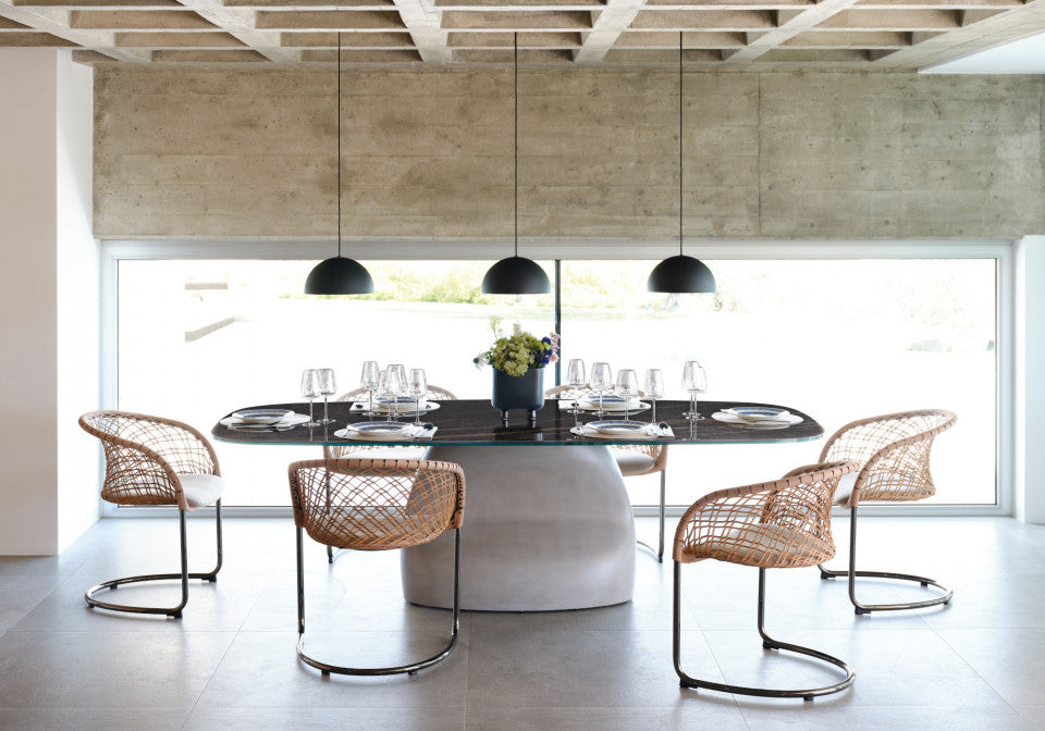 P47 Dining Chair with Armrests | Midj Contemporary Design