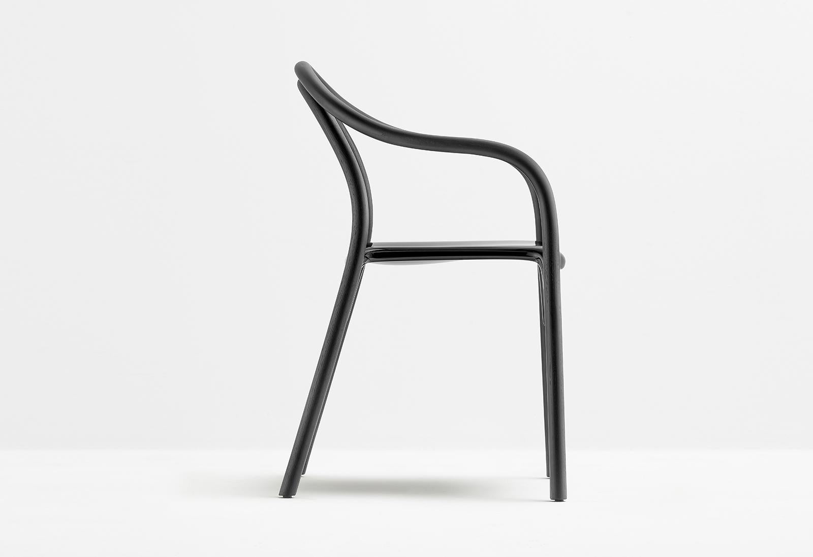 Soul 3745 Stackable Dining Chair with Armrests | Luxury Design | Pedrali