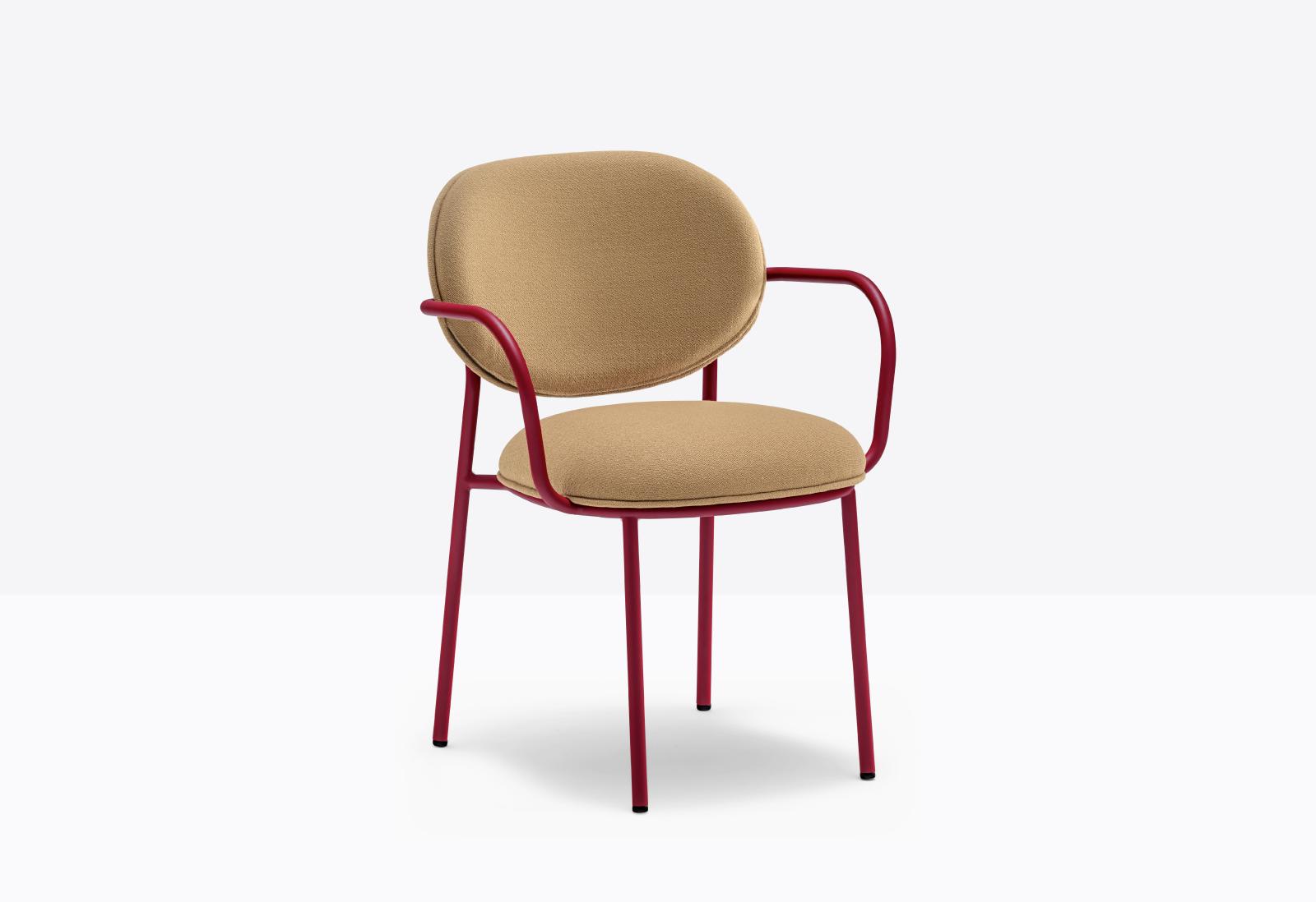 Stiel 2965 Stackable Dining Chair with Armrests | Luxury Design | Pedrali