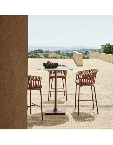 Emma Cross Barstool | Designed by Monica Armani | Varaschin