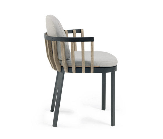 Swing Dining Chair with Armrests | Outdoor Luxury | Ethimo