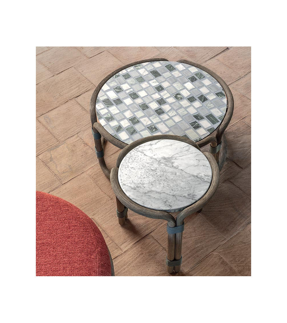 Rotin Round Side Table | Outdoor Luxury | Ethimo