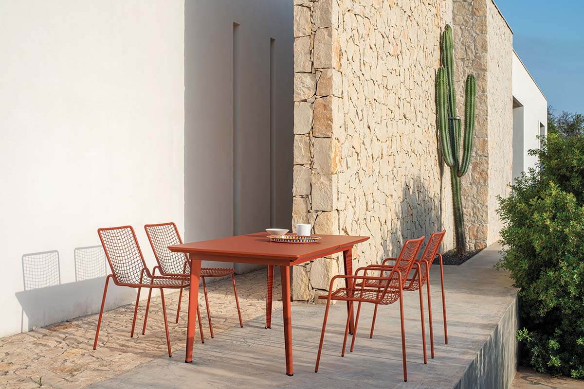 Rio R50 Stackable Dining Chair | Luxury Outdoor | EMU