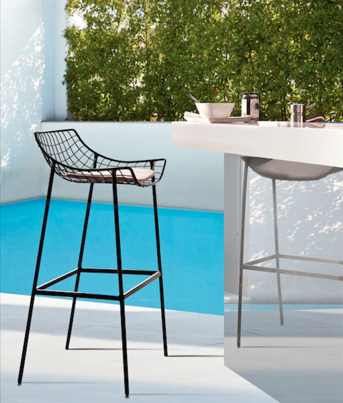 Summer Set Stool | Designed by Christophe Pillet | Varaschin