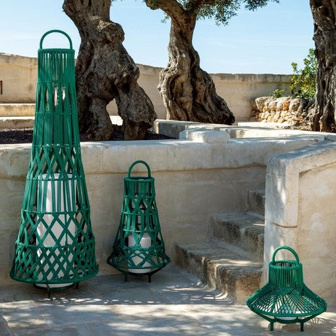 Tribal Small Rechargeable Floor Lamp | Luxury Talenti Outdoor Living
