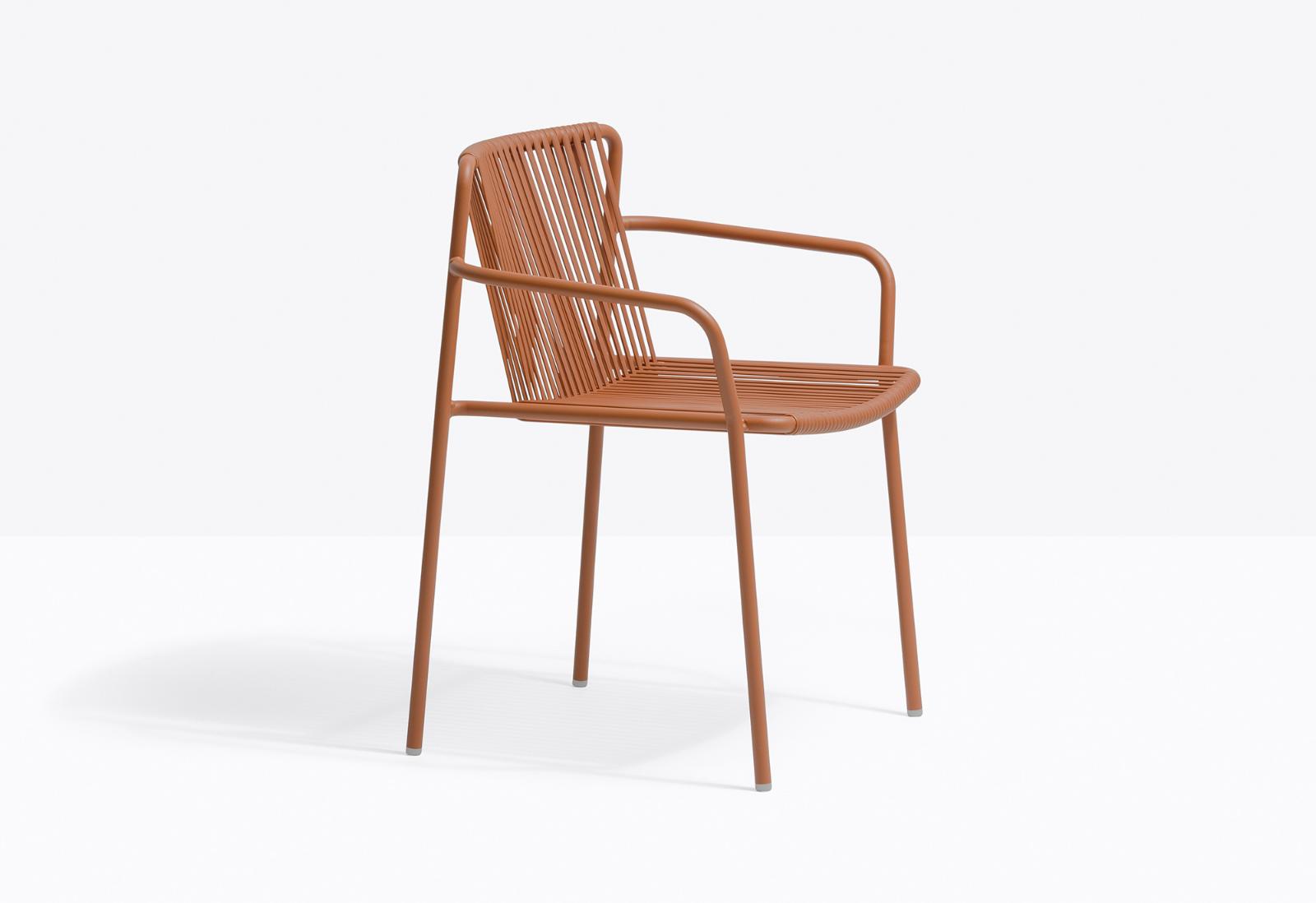 Tribeca 3665 Stackable Dining Chair with Armrests | Luxury Design | Pedrali