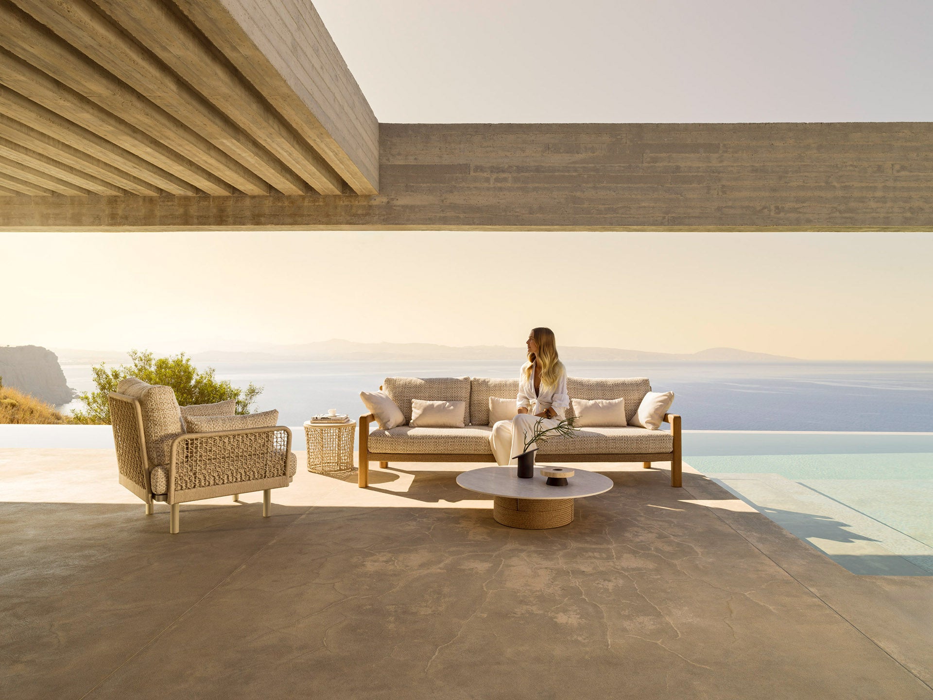 Gianna Outdoor Sofa | Designed by Monica Armani | Varaschin