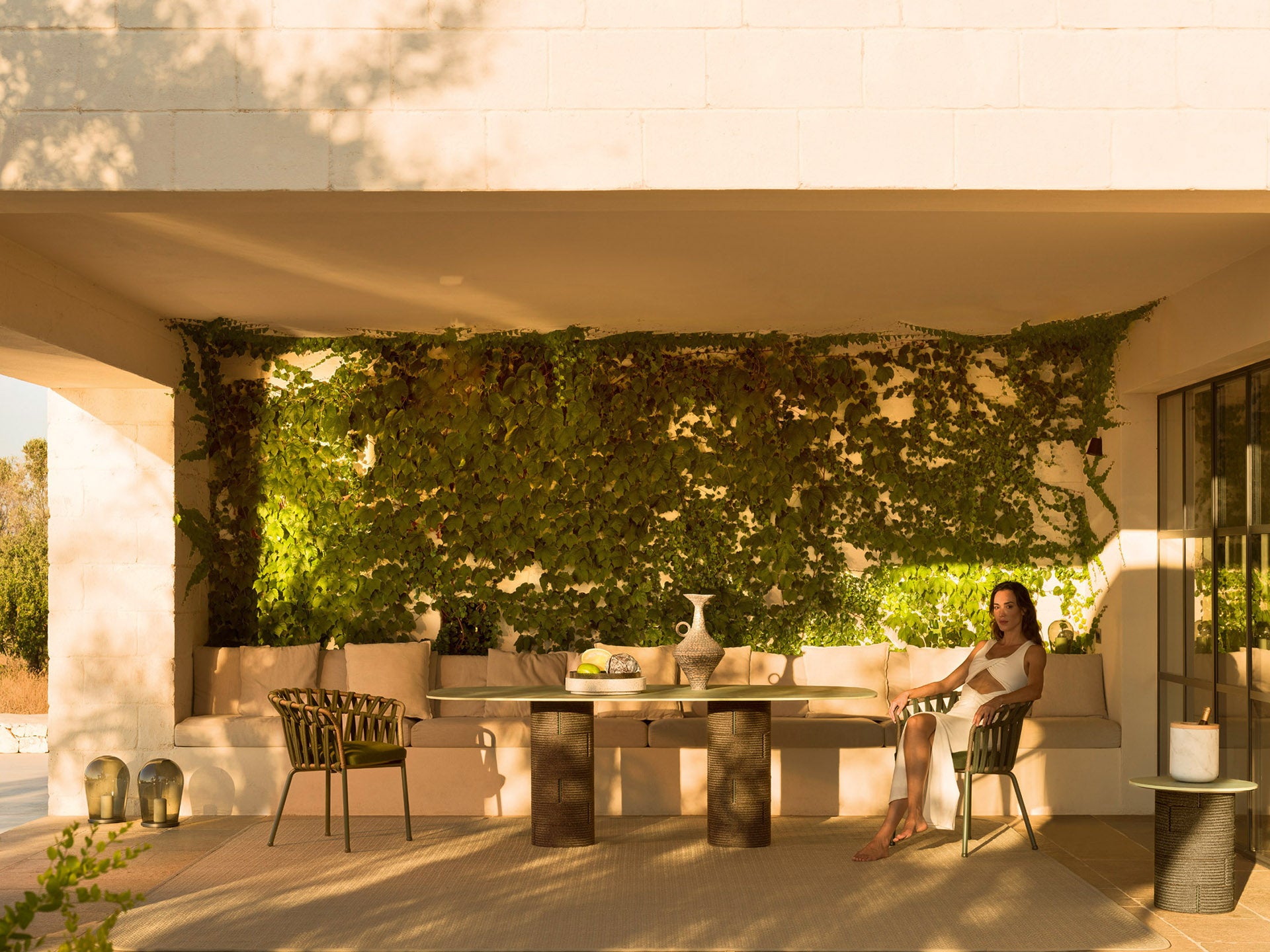 Gianna Outdoor Table | Designed by Monica Armani | Varaschin