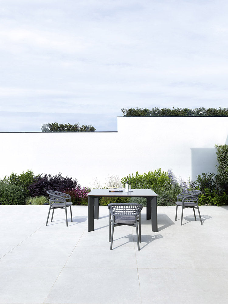 Plinto Outdoor Stackable Dining Armchair  | Designed by Pio & Tito Toso | Varaschin