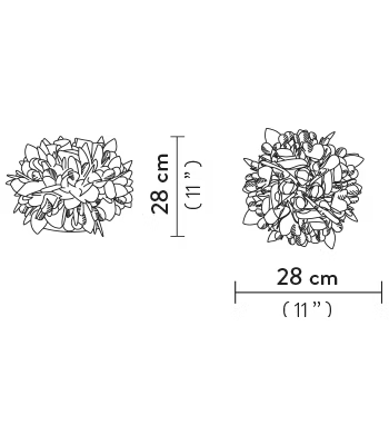 Veli Foliage Table Lamp | Slamp Sculptural Design Lighting