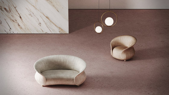 Verona Curved Armchair | Luxury Living | Desforma