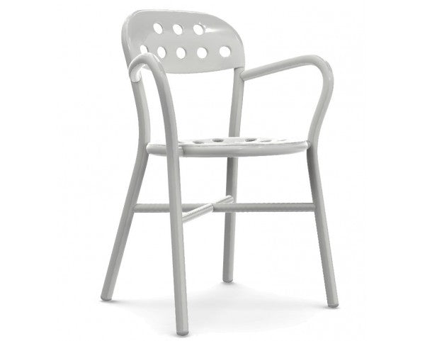 Pipe Stackable Dining Chair with Armrest | Luxury Furniture | Set of 2 | Magis