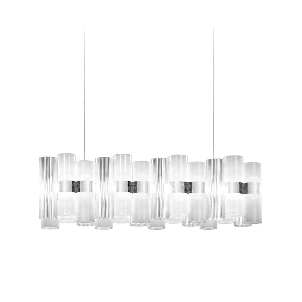 La Lollo Linear Suspension Lamp | Slamp Sculptural Design Lighting