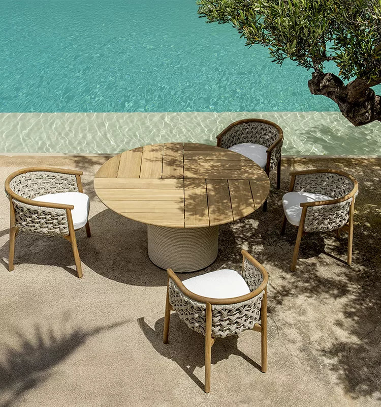 Patio Round Dining Table | Outdoor Luxury | Ethimo