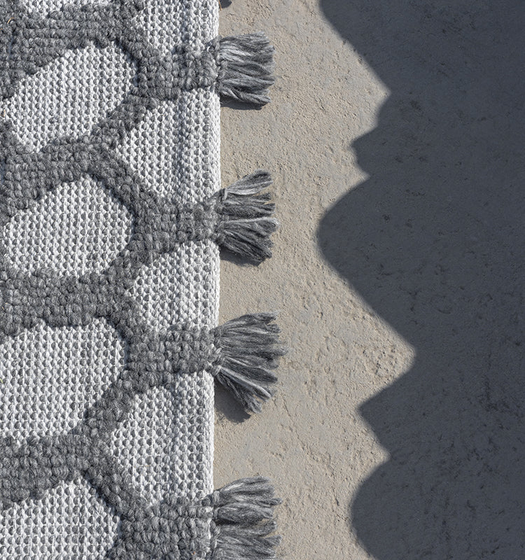Rete Rug Grey Silver | Outdoor Luxury Accessories | Ethimo