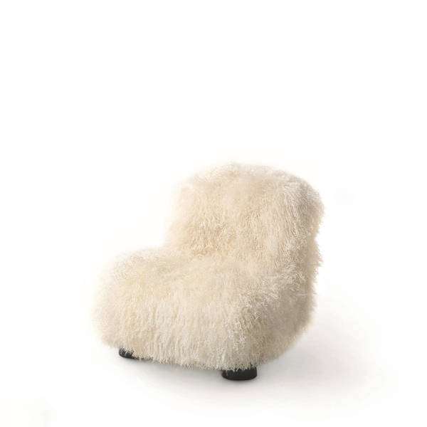 Botolo Low Chair Fur Version | Designed by Cini Boeri | Arflex