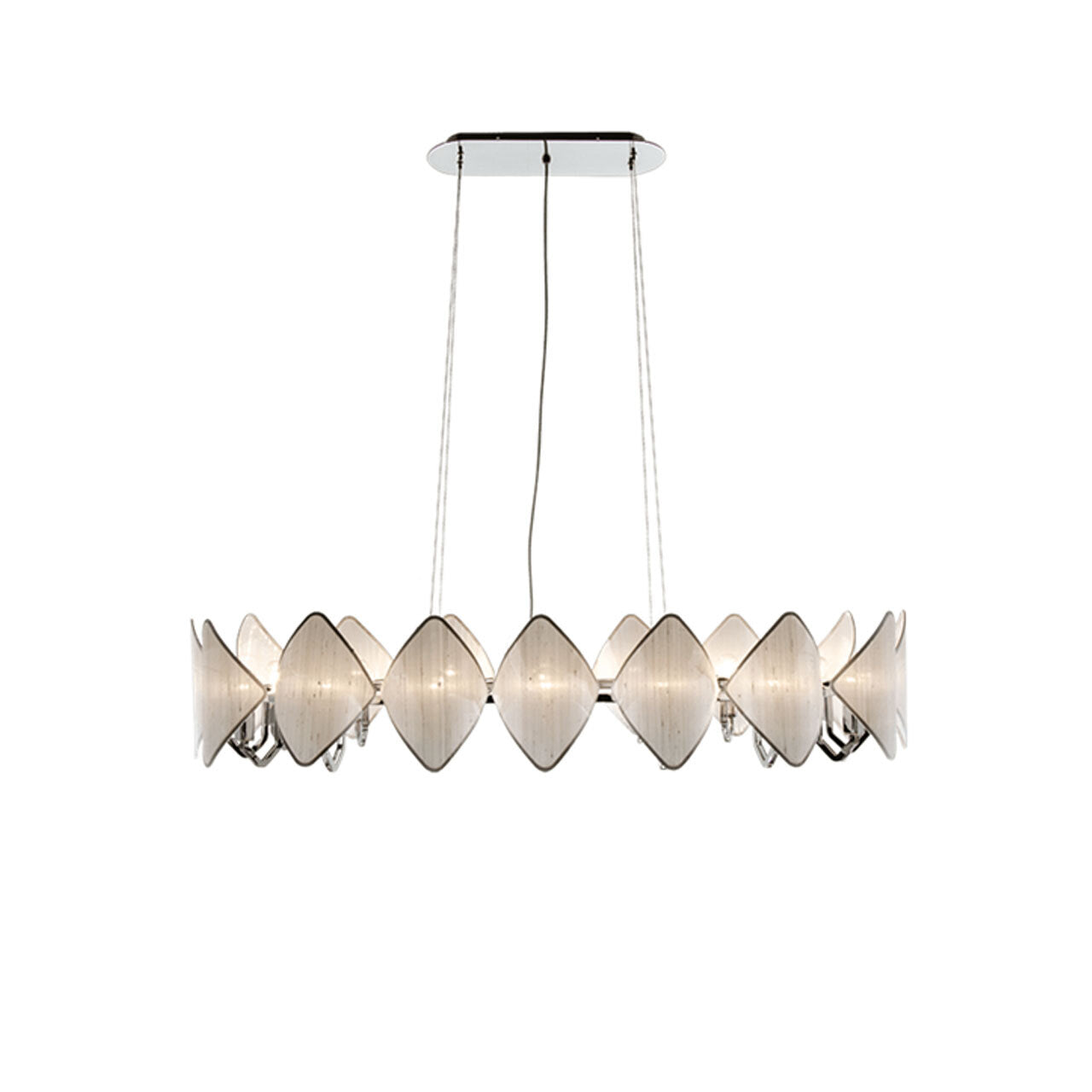 Holly H14C4 Oval Chandelier | Luxury Lighting | Designed by Roberto Lazzeroni | Patrizia Garganti