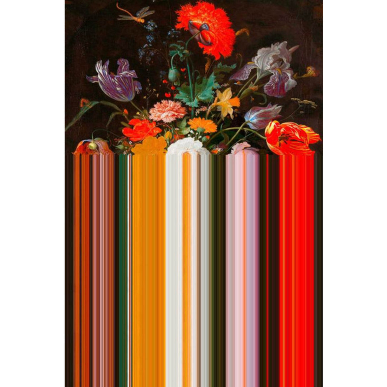 Carpet Glitch Red Rectangular | Designed by Richard Hutten | Qeeboo