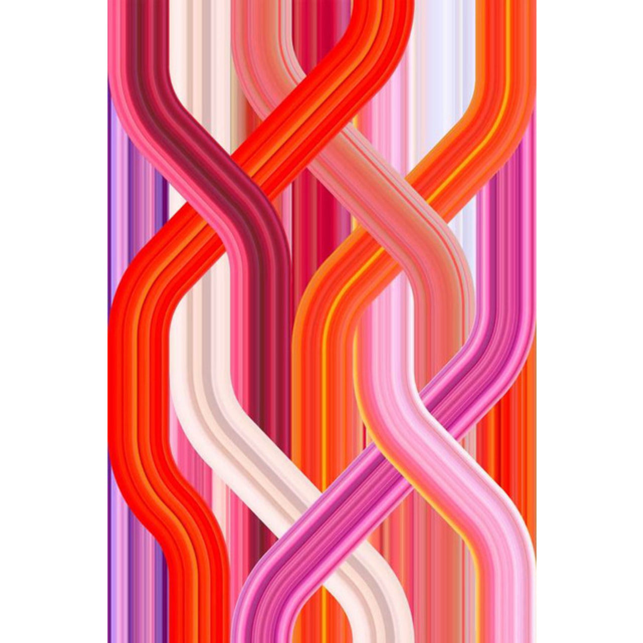 Carpet Wave Red Rectangular | Designed by Richard Hutten | Qeeboo