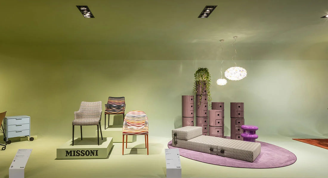 Eleganza Nia Missoni Dining Chair | Kartell