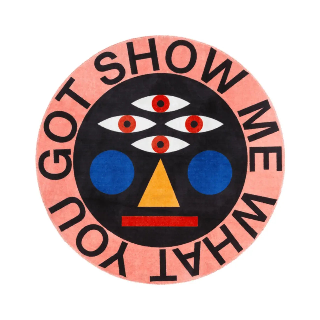 Carpet Oggian Show Me What You Got Round | Designed by Marco Oggian | Qeeboo