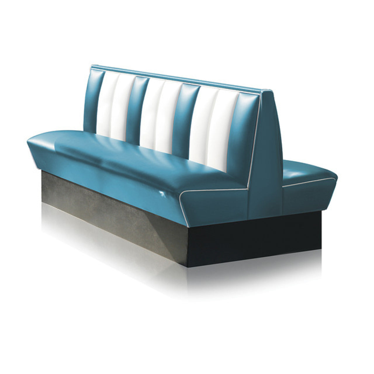 HW-180DB Double Booth | Bel Air Retro Fifties Furniture