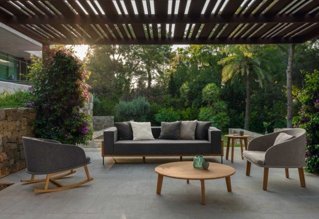 Cleo Soft Wood Coffee Table | Luxury Talenti Outdoor Living