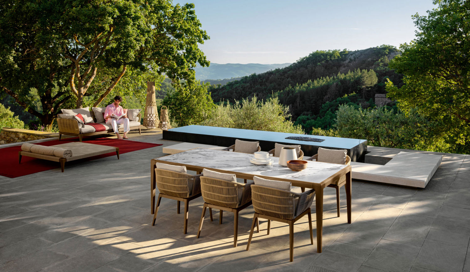 Cruise Teak Rectangular Dining Table | Talenti Outdoor Living