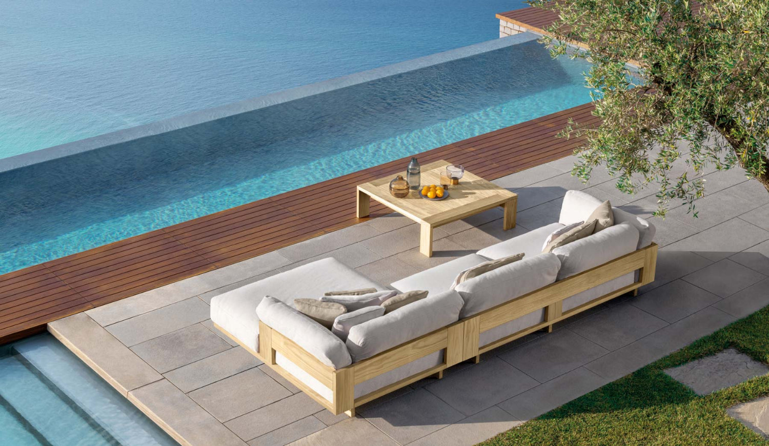 Argo-Wood 3 Seater Sofa | Luxury Talenti Outdoor Living
