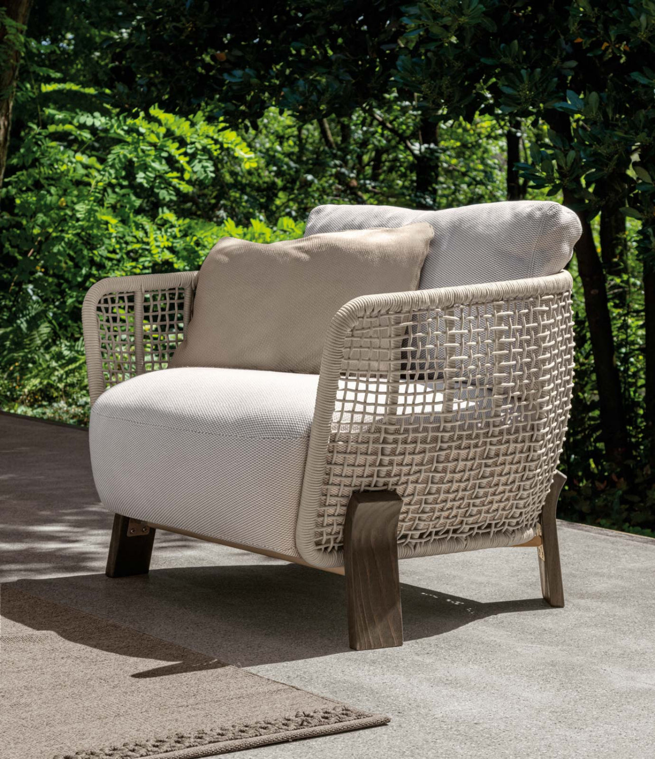 Argo-Wood Living Armchair | Luxury Talenti Outdoor Living