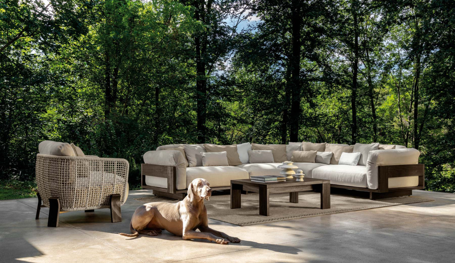 Argo-Wood Rectangular Coffee Table | Luxury Talenti Outdoor Living
