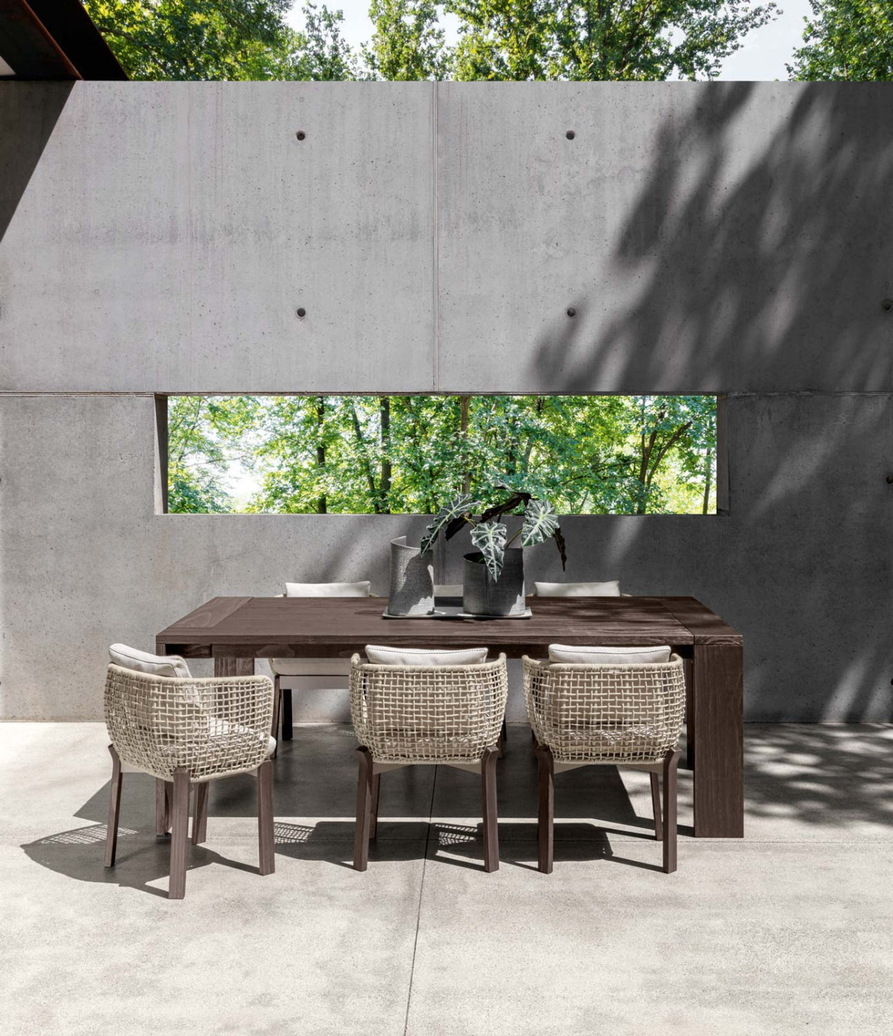 Argo-Wood Rectangular Dining Table | Luxury Talenti Outdoor Living