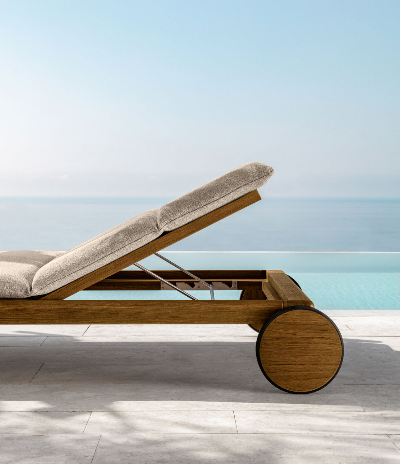 Cruise Teak Stackable Sunbed | Talenti Outdoor Living