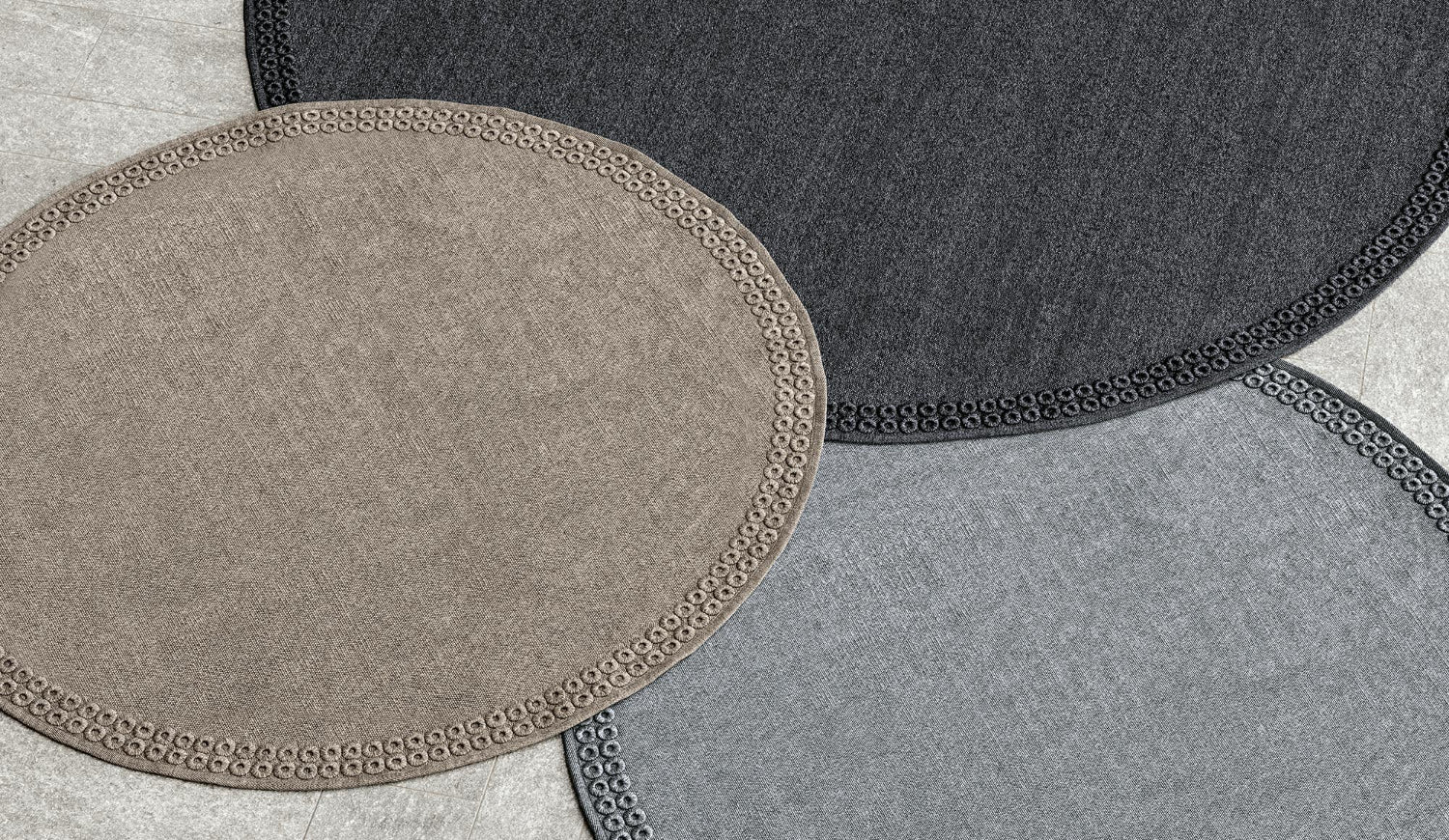 Carpet Quadro Round Rug | Luxury Talenti Outdoor Living