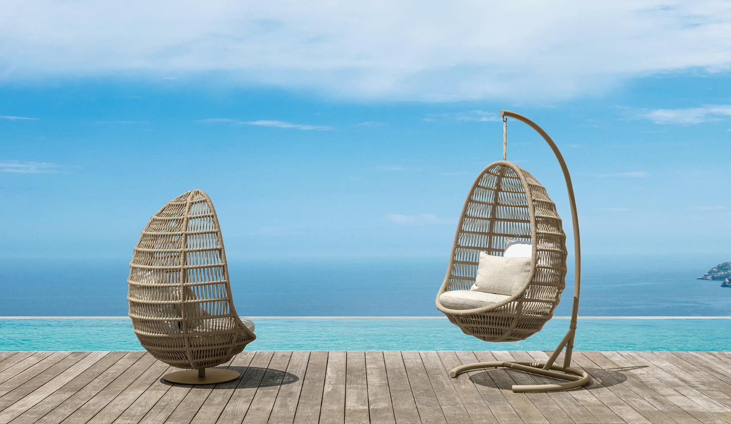 Panama Hanging Egg Chair  | Luxury Talenti Outdoor Living