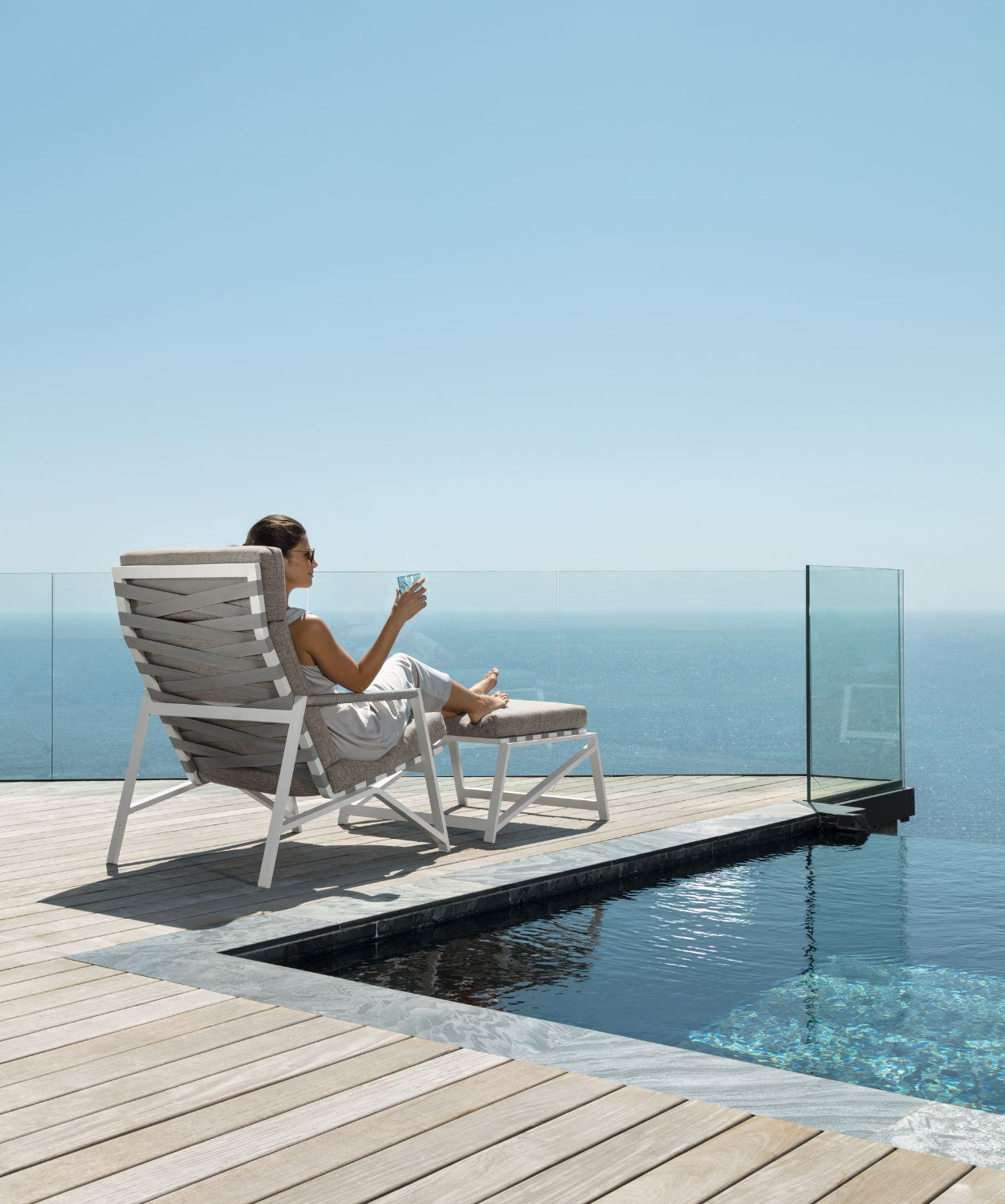 Cottage Pouf | Luxury Talenti Outdoor Living