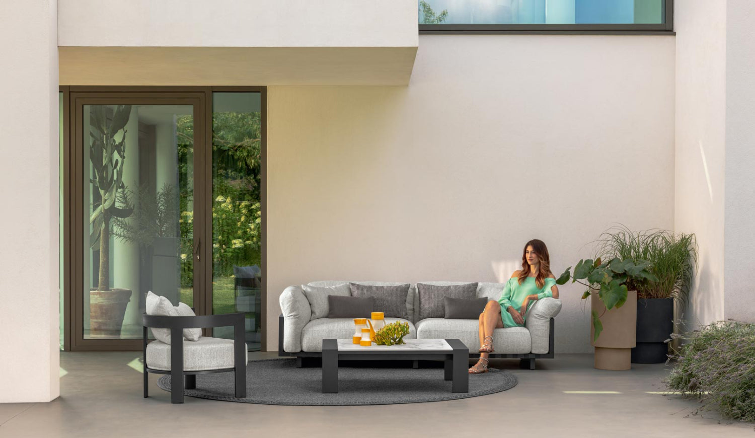 Argo-Alu Rectangular Coffee Table | Luxury Talenti Outdoor Living