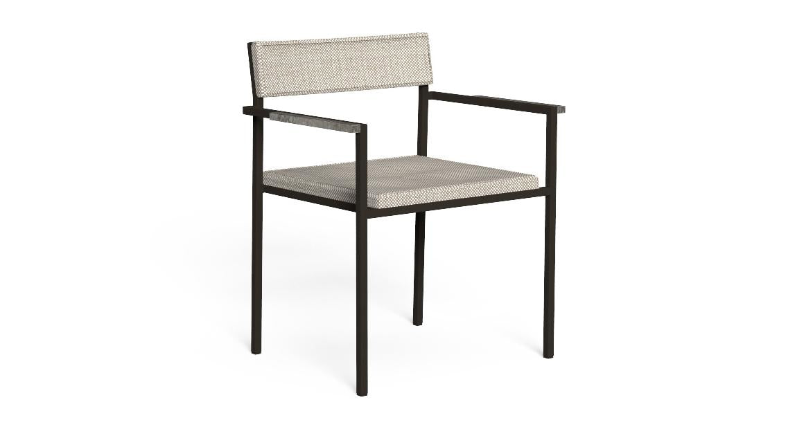 Casilda Stackable Dining Chair with Armrests | Set of 2 | Talenti Outdoor Living