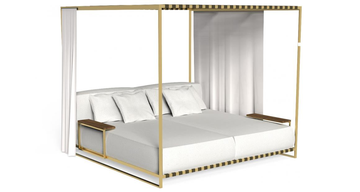 Casilda Canopy Daybed | Luxury Talenti Outdoor Living