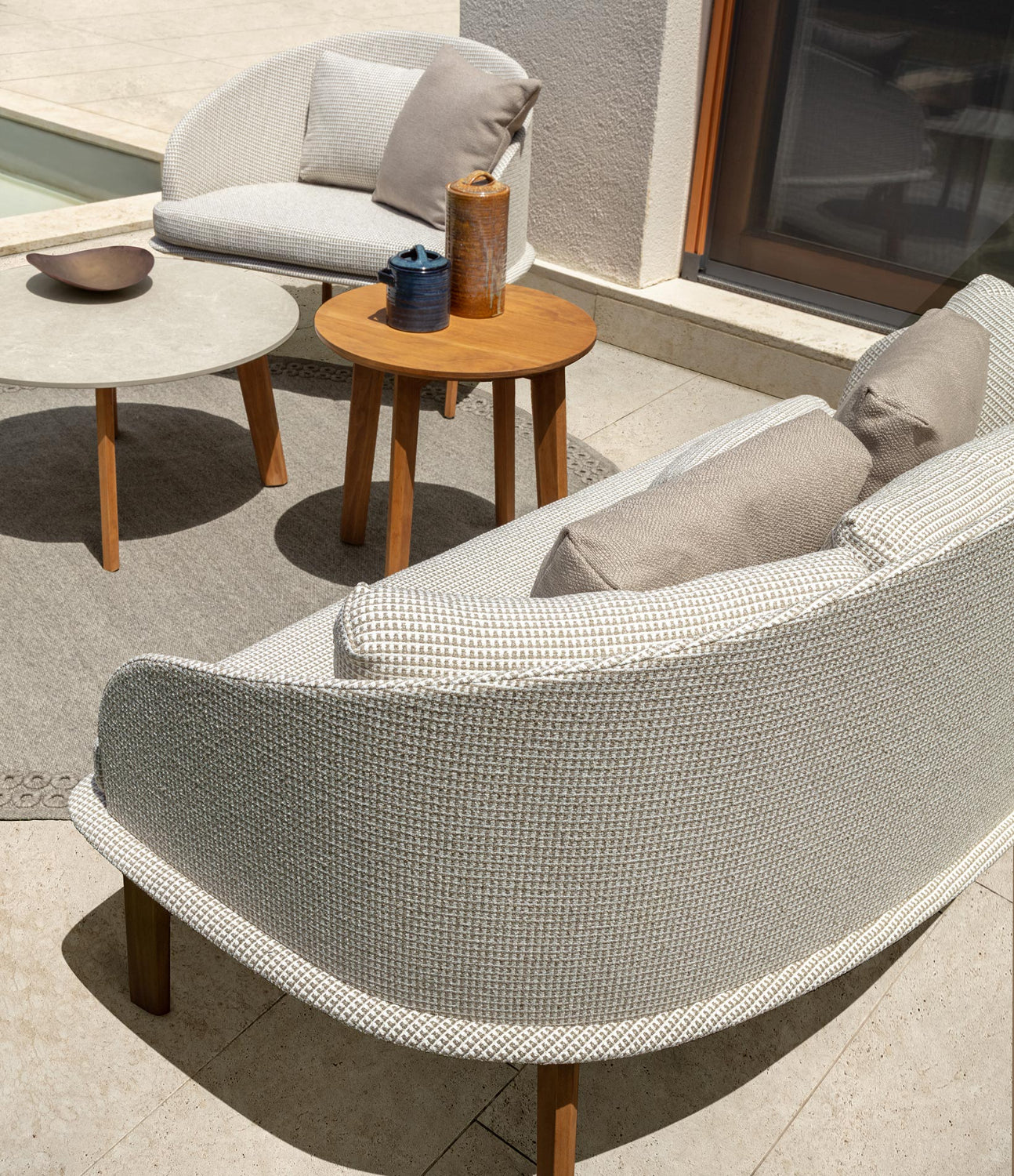 Cleo Soft-Wood 2 Seater Sofa | Luxury Talenti Outdoor Living